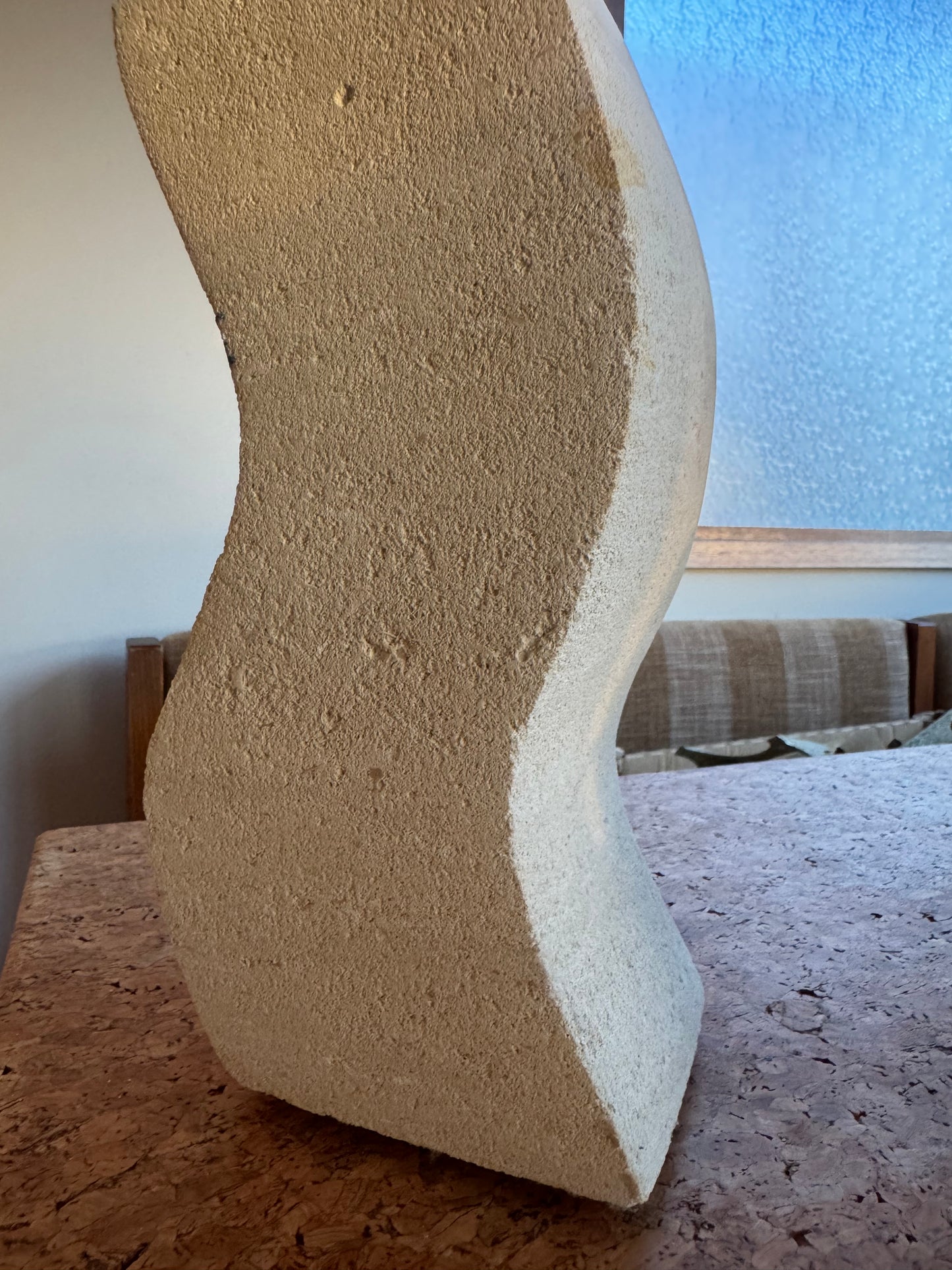 Hand Crafted Limestone Lamp