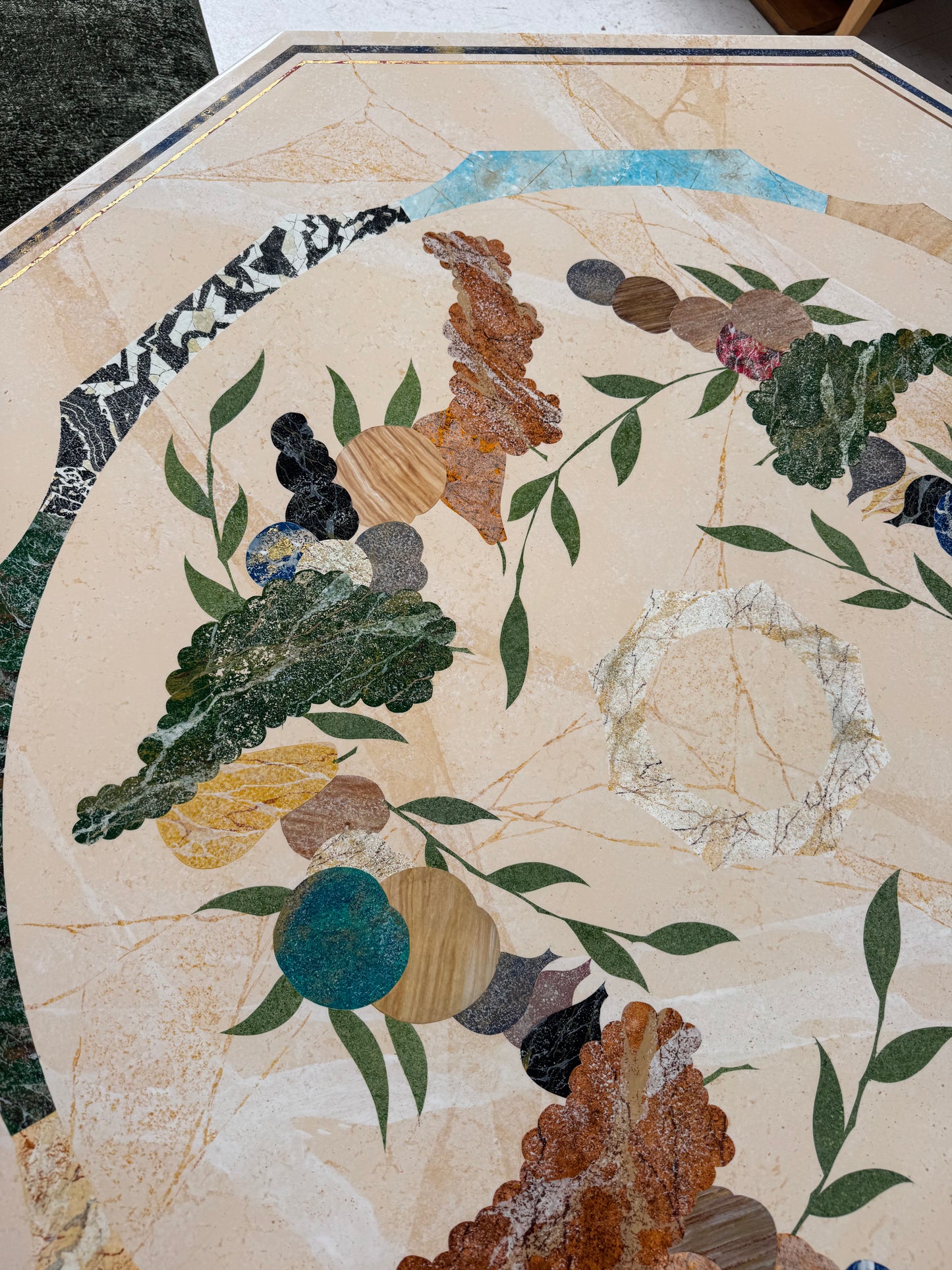 Vintage Patterned Dining Table