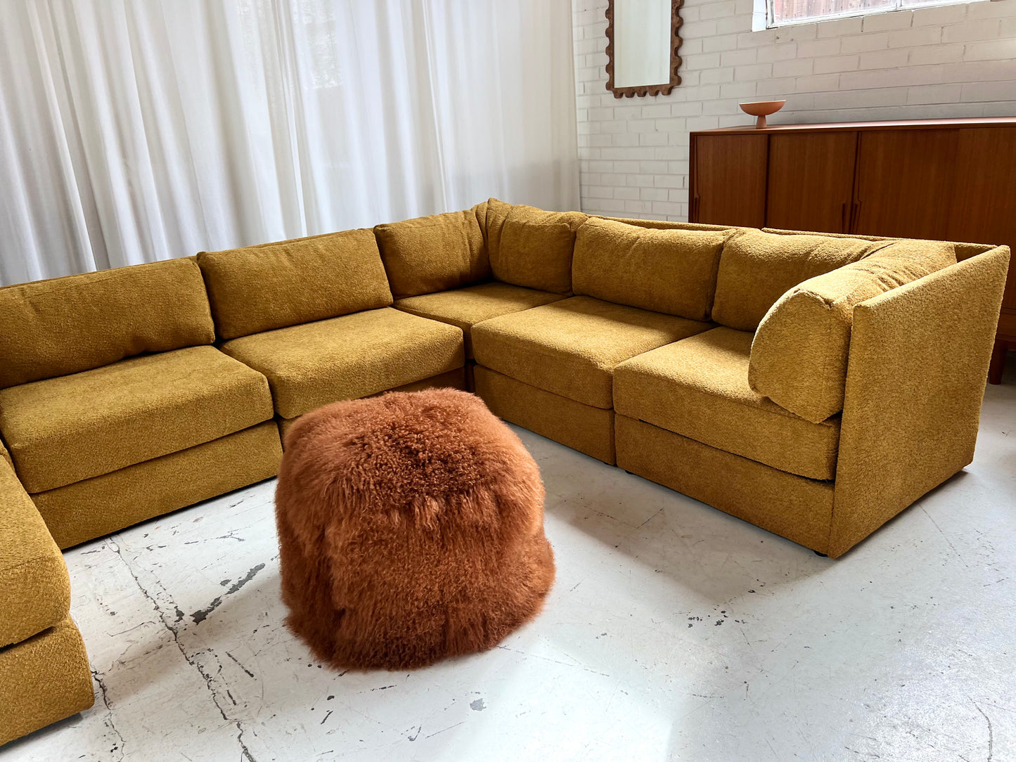 Large Fler Modular Mustard Sofa Set - Preorder