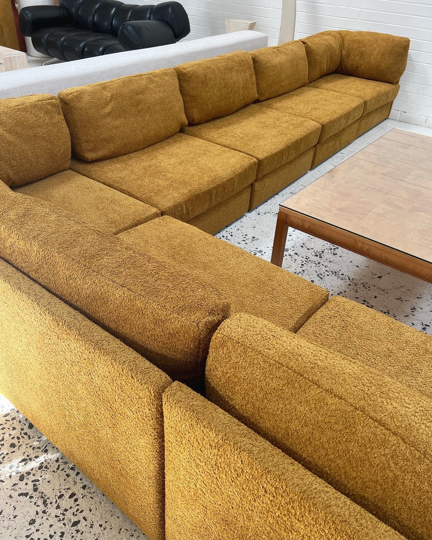 Large Fler Modular Mustard Sofa Set - Preorder