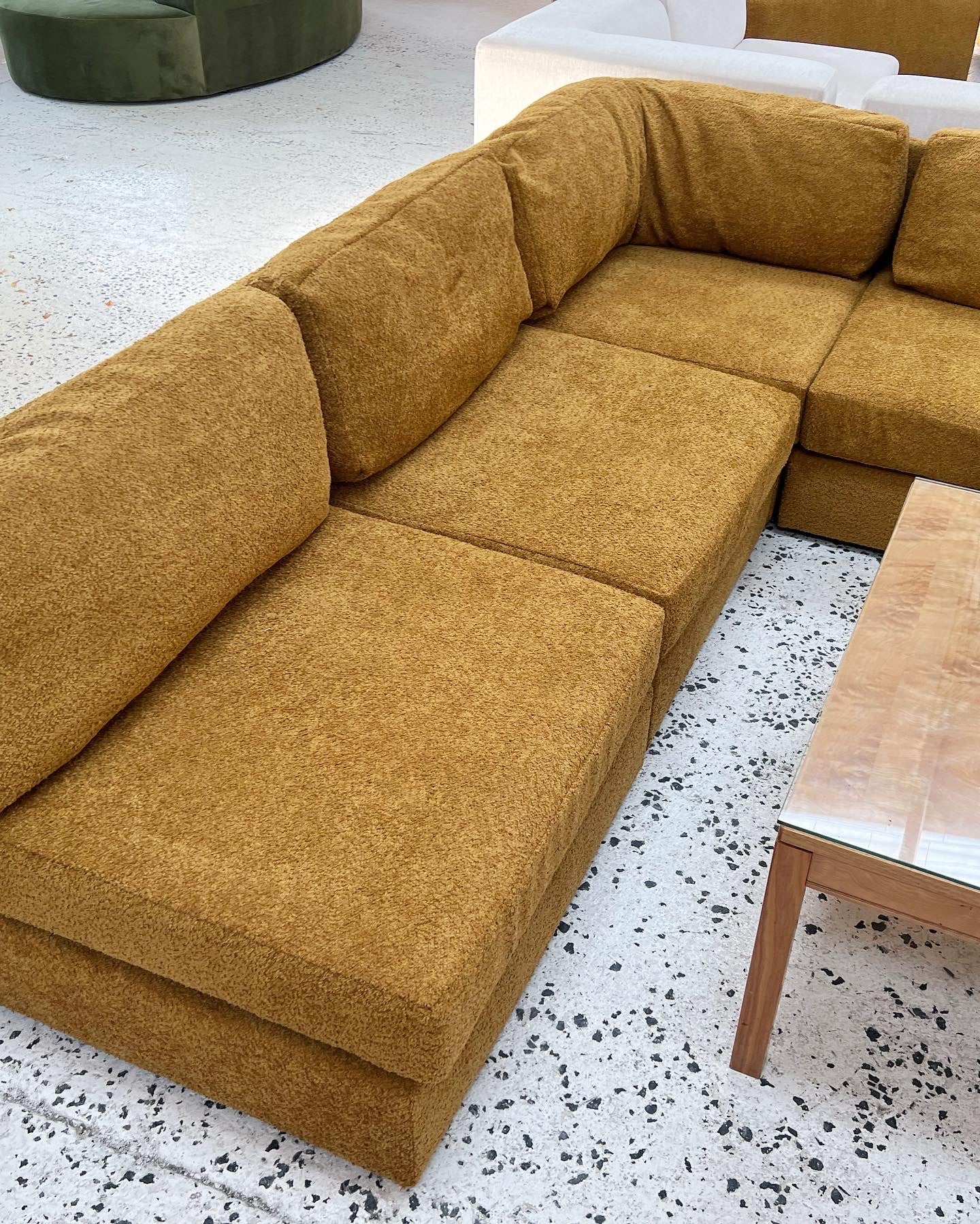 Large Fler Modular Mustard Sofa Set - Preorder