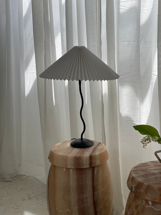 Squiggle Pleat Lamp