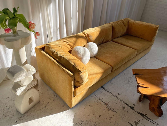 Custom Mustard Sofa - Preorder
